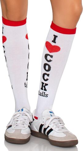 Leg Avenue 5620-10122 Lick Me Knee Socks, O/S, Multicolor in Saudi Arabia