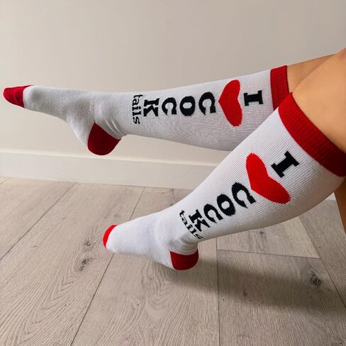 Leg Avenue 5620-10122 Lick Me Knee Socks, O/S, Multicolor in Saudi Arabia
