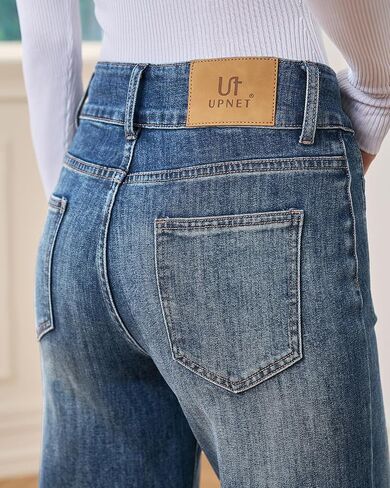 Women’s High Waisted Baggy Jeans – Stretchy Wide Leg Tummy Control Straight Leg Denim Pants Trendy Jeans for Women 2025 in Saudi Arabia