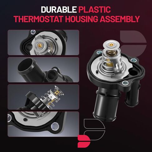 BDFHYK SK121093 Engine Coolant Thermostat Housing Assembly Compatible with Ford Explorer Sport Trac Ranger, Compatible with Mazda B4000,Mountaineer 1.4L 1.6L 1.8L Replace 25189437 96984102 in Saudi Arabia