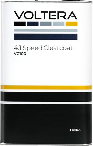 VOLTERA VC100 4:1 Speed Clearcoat Set Up, Fast Drying, 1 Gallon Clear & Hardener Kit (1 Gallon Clear, Normal Hardener) in Saudi Arabia