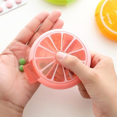 3PCS Pill Cases Travel Pill Organizer Weekly 3 Times 7 Compartments Small Medicine Pill Organizer in Saudi Arabia