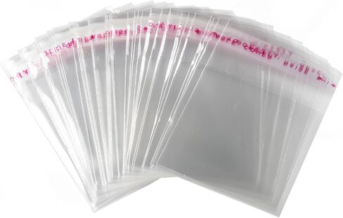200pcs Clear Resealable OPP Cellophane Bags 2.76x1.97inch Self Adhesive Sealing Treat Bags Small Jewelry Storage Bags for Earrings Candy Bakery Candle Soap Cookie Gift Wrapping in Saudi Arabia