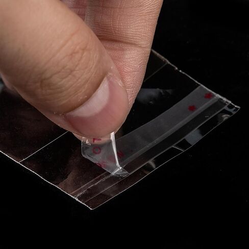 200pcs Clear Resealable OPP Cellophane Bags 2.76x1.97inch Self Adhesive Sealing Treat Bags Small Jewelry Storage Bags for Earrings Candy Bakery Candle Soap Cookie Gift Wrapping in Saudi Arabia