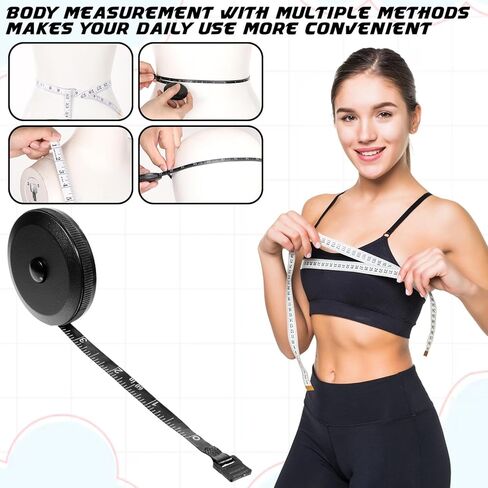 2 حزمة شريط قياس 60 بوصة شريط قياس ناعم للجسم مرن قابل للسحب مسطرة مزدوجة النطاق لنسيج الجسم الخياطة خياط القماش الحياكة قياسات الحرفية in Kuwait