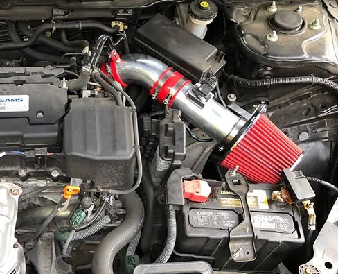 مدخل هواء أداء INTAKEKAI (متوافق مع موديلات 2013-2017 HONDA ACCORD 2.4L / 2014-2017 ACURA TLX 2.4 L4) (أحمر) in Kuwait