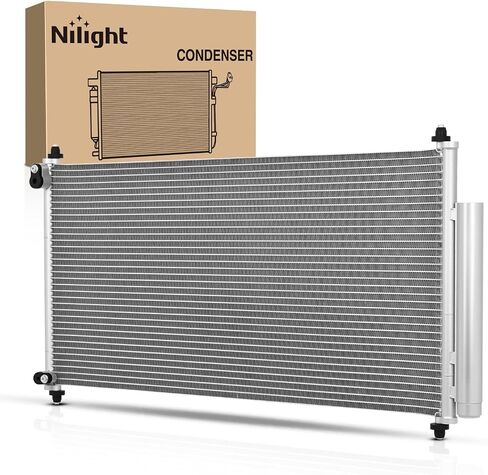 Nilight AC Condenser Compatible with Hyundai Elantra L4 1.8L 2011 2012 2013, Kia Forte Koup L4 2.0L Coupe 2013 Air Conditioning A/C Condenser with Receiver Drier Replace# 3967, HY3030146, 976063X000 in Saudi Arabia
