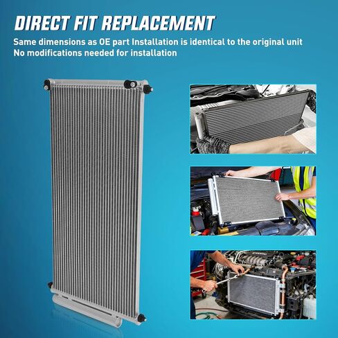 Nilight AC Condenser Compatible with Hyundai Elantra L4 1.8L 2011 2012 2013, Kia Forte Koup L4 2.0L Coupe 2013 Air Conditioning A/C Condenser with Receiver Drier Replace# 3967, HY3030146, 976063X000 in Saudi Arabia