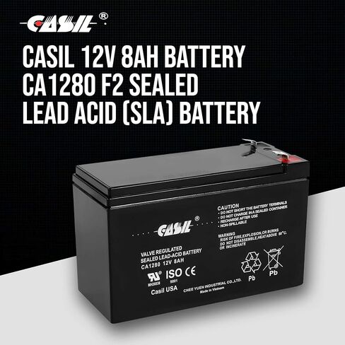 Casil APC Back-UPS ES 750 Replacement Battery CA1280 12v 8ah in Saudi Arabia