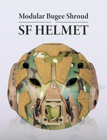 خوذة تكتيكية NVG Mount Modular Bungee Shroud قاعدة حامل الكاميرا الرياضية | للكاميرا الرياضية الدمية NVG | بينتبول | ملحقات خوذة الادسنس in Kuwait