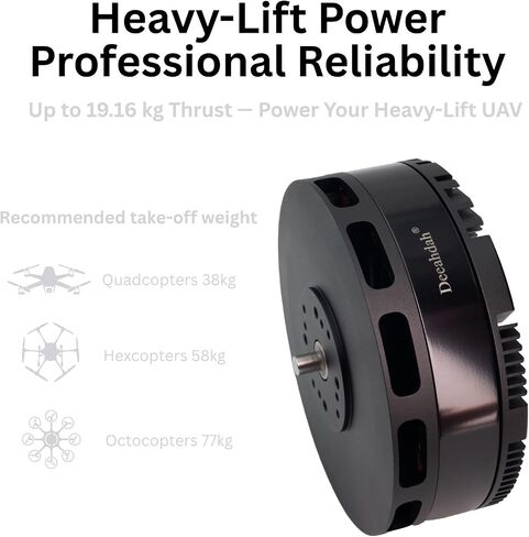 Pro Max 10010-95KV Brushless Multi-rotor UAV Electric 14s Motor and Heavy Lift multicopter BLDC Motor with 19kg(42.2 lbs) Thrust For FPV Large Drone,RC Plane,Airplane,Quadcopter,Hexcopters,Octocopters in Saudi Arabia