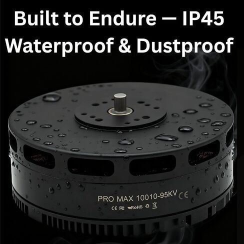 Pro Max 10010-95KV Brushless Multi-rotor UAV Electric 14s Motor and Heavy Lift multicopter BLDC Motor with 19kg(42.2 lbs) Thrust For FPV Large Drone,RC Plane,Airplane,Quadcopter,Hexcopters,Octocopters in Saudi Arabia
