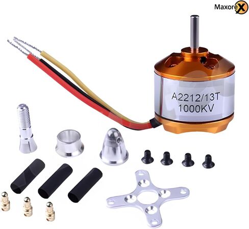 طقم طائرة RC DIY - محرك A2212 KV1000، أجهزة SG90، دعائم 10x5E، قابس XT60، أسلاك Z، حوامل المحرك، أجزاء الدفة وسدادات المؤازرة - مجموعة أجزاء RC ذات الأجنحة الثابتة ب in Kuwait