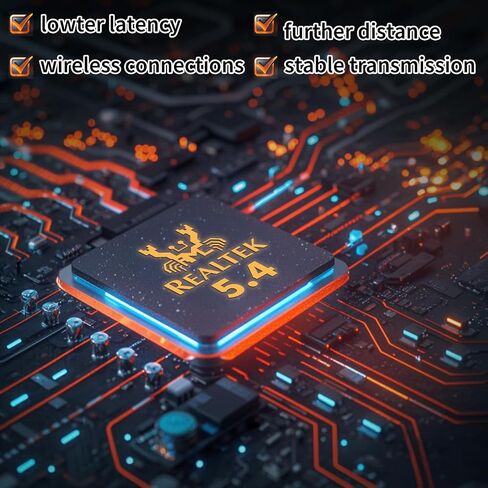 محول بلوتوث USB 5.3 لأجهزة الكمبيوتر المكتبية، توصيل وتشغيل جهاز استقبال وجهاز إرسال بلوتوث صغير EDR Dongle فقط لأجهزة الكمبيوتر المحمول وسماعات الرأس ولوحة المفاتيح والماوس Windows 11/10/8.1 (أزرق ساطع) in Kuwait