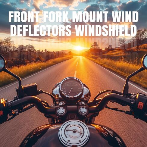 الزجاج الأمامي للشوكة الأمامية لحاجز الرياح لدراجة Harley Touring Road King Street Glide Electra Glide FLHT FLHR FLHX 1995-2022 (أسود) in Saudi Arabia
