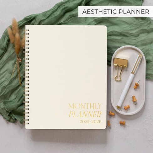 Beautiful 2026-2027 Monthly Planner and Calendar Book - To Do List Notebook That Easily Organizes Your Tasks to Boost Productivity - Runs From January 2026 Until December 2027 in Saudi Arabia