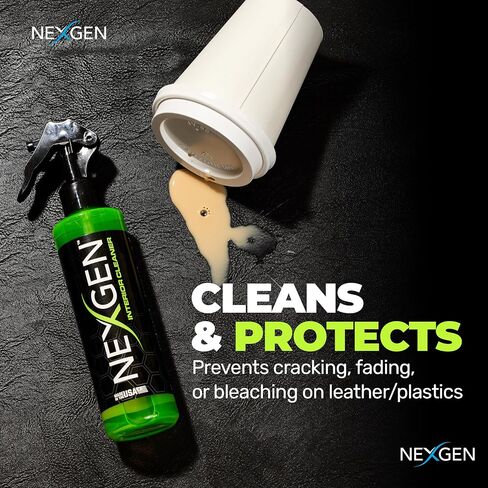 منظف ​​داخلي من Nexgen (16 أونصة) - حماية من الأشعة فوق البنفسجية ولمسة نهائية احترافية خالية من البقايا - تفاصيل السيارة أثناء التنقل - لوازم تنظيف السيارة - للجلد والداشبورد والزجاج والمفروشات in Kuwait