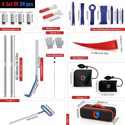 MacFayden 24 PCS Stainless Steel Repair Tool Kit with Carry Bag in Saudi Arabia