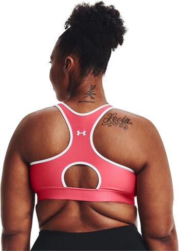 Under Armour Womens Infinity Mid Impact Sports Bra, (200) Taupe Dusk / / Black, Large D-DD in Kuwait