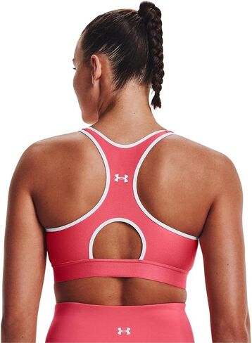 Under Armour Womens Infinity Mid Impact Sports Bra, (200) Taupe Dusk / / Black, Large D-DD in Kuwait