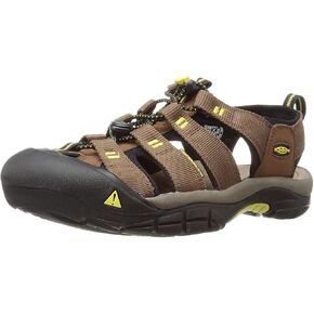 KEEN Men's Newport H2 Closed Toe Water Sandals, Martini Olive/Dark Olive, 11 in Saudi Arabia