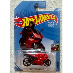 Hot Wheels 2018 50th Anniversary HW Moto Ducati 1199 Panigale (Motorcycle) 132/365, Red in Kuwait