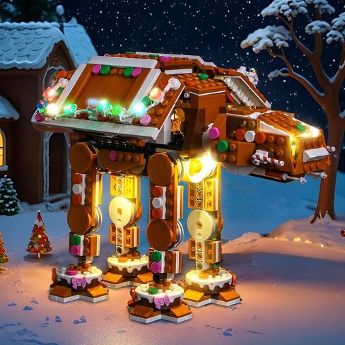 Light kit Compatible with Lego 40806 Gingerbread at-at Walker - No Model Only Light, LED Lighting Accessories Compatible with Lego 40806 (Standard Version) in Saudi Arabia