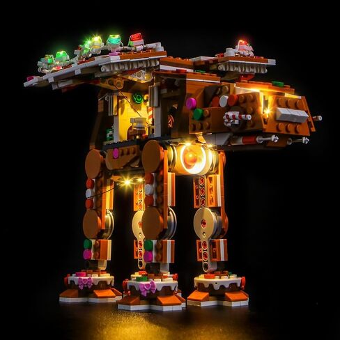 Light kit Compatible with Lego 40806 Gingerbread at-at Walker - No Model Only Light, LED Lighting Accessories Compatible with Lego 40806 (Standard Version) in Saudi Arabia
