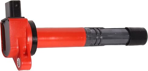 مجموعة ENA مكونة من 4 ملفات إشعال حمراء متوافقة مع Acura Honda CSX RSX Accord Civic CR-V Element S2000 2002 2003 2004 2005 2006 2007 2008 2009 2010 2011 2.0L 2.2L 2.4L L4 لاستبدال UF311 C1382 in Kuwait