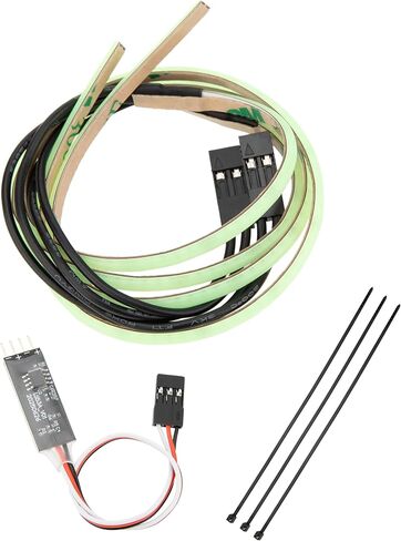 MEUS RACING RC LED Strip Colored Light Strip for TRX4M SCX24 1/24 1/18 RC Crawlers Upgrade (Orange) in Saudi Arabia