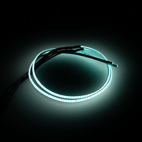 MEUS RACING RC LED Strip Colored Light Strip for TRX4M SCX24 1/24 1/18 RC Crawlers Upgrade (Orange) in Saudi Arabia