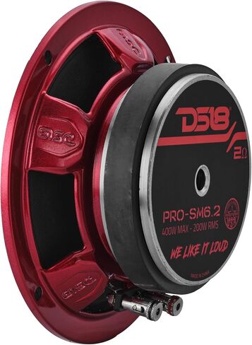 DS18 PRO-SM69.2 6x9 Shallow Water Resistant Cone Mid-Range Loudspeaker 500W Max Power, 250W RMS, 2 Ohms - Perfect for Motorcycle Applications (1 Speaker) in Saudi Arabia