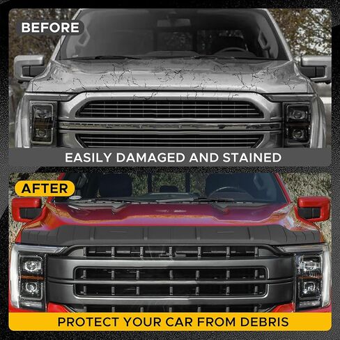 غطاء محرك السيارة مناسب لسيارة Toyota Tacoma 2024 2025 4Runner Bugflector TPE غطاء محرك السيارة منخفض المظهر مناسب لسيارة Toyota 4Runner 2025 ملحق غطاء محرك السيارة لملحقات Tacoma 2024 in Kuwait