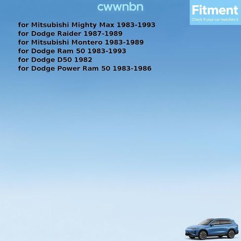 الجزء الأمامي الخارجي لـ Dodge D50 Power Raider Ram 50 1982-1993 لـ Mitsubishi Mighty Max 1983-1993 استبدال MB092296، 53352-43000، MB092145 ناقل الحركة الأوتوماتيكي، ختم الإسكان الممتد 1 × in Kuwait