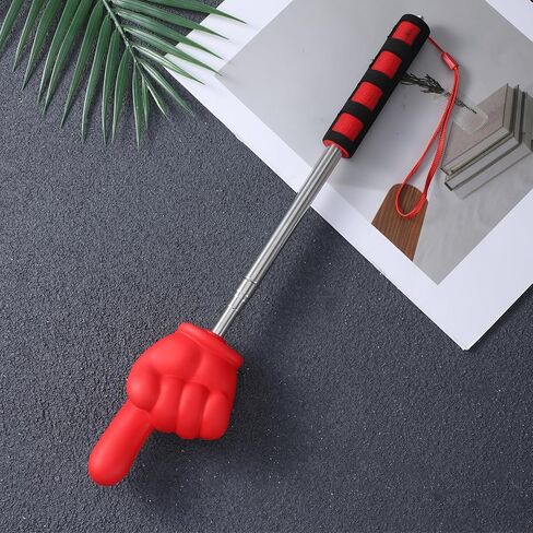 عصا إصبع مؤشر كبيرة قابلة للتمديد، عصا مؤشر المعلم للفصل الدراسي مع مقبض ناعم، التدريس والعروض التقديمية، لوازم المعلم التعلم التفاعلي، مؤشرات قابلة للسحب حتى 32 بوصة in Kuwait