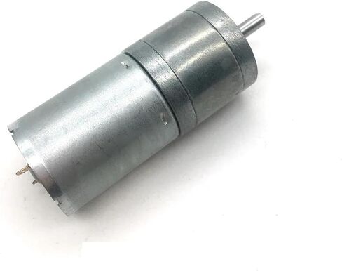 محرك تروس JGA25-370 DC، محرك صغير آلي ذو عزم دوران منخفض دورة في الدقيقة مع علبة تروس معدنية، تحكم دقيق في الحركة لمشاريع الروبوتات (26 دورة في الدقيقة 12 فولت حزمة J) in Kuwait