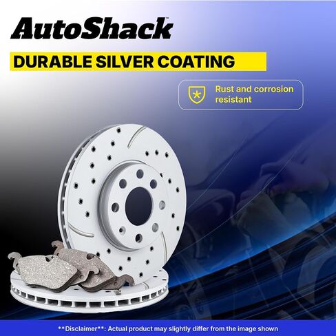 AutoShack Front Brake Rotors Ceramic Brake Pads | Replacement for 2013-2024 Nissan Altima 2.0L 2.5L 3.5L V6 AWD FWD | 6-PC Brake Kit in Saudi Arabia