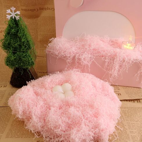 Artificial Green Moss is Used for Potted Plant Pavement, Vase Filling, Wedding Table Decoration, Glass Fish Tank, Model Landscape, Craft Moss and Fairy Garden DIY (White 3.5oz) in Saudi Arabia