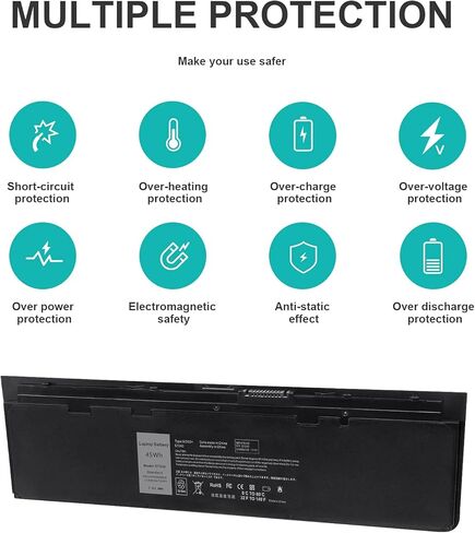 TREE.NB بطارية جديدة لجهاز Dell Latitude Notebook Ultrabook E7240 E7250، استبدل نوع الخليط 0J31N7 0W57CV KWFFN DWJHM FW2NM GVD76 GHT4X JN0J1 KKHY1 in Kuwait