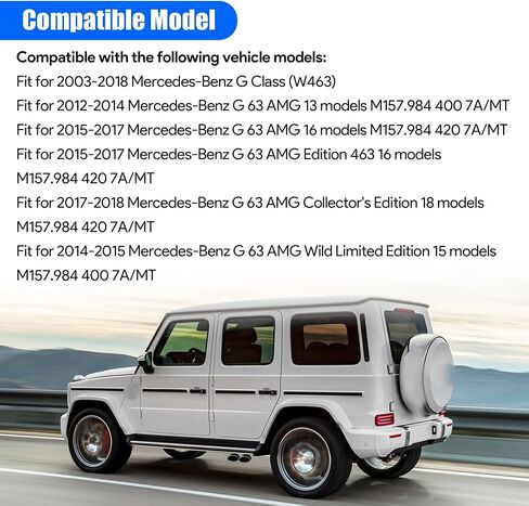 موصل أنبوب خرطوم التبريد متوافق مع مرسيدس بنز G-Class (W463) 2003-2018 G 63 AMG استبدال # 0099974272 A0099974272 شفة أنابيب مياه التبريد in Kuwait