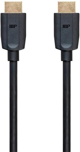 كابل HDMI عالي السرعة Monoprice Ultra 8K - 48 جيجابت في الثانية، HDR ديناميكي، eARC، 6 أقدام، أسود - سلسلة DynamicView in Saudi Arabia