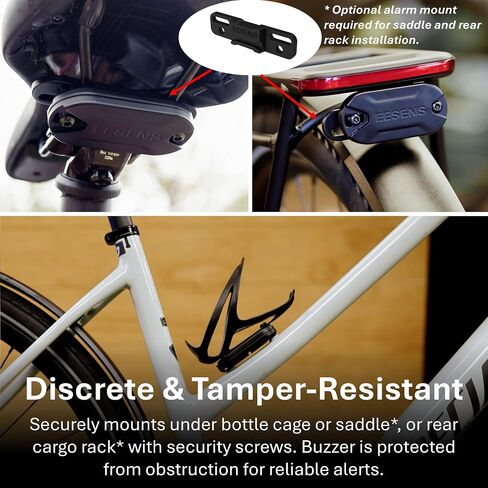 Guardian Alarm – 110dB Motion Alarm with 800ft Wireless Alert, Item Locator, Waterproof & Tamperproof Hidden Secure Mount for Bike, Motorcycle, Scooter, Bag, Camping, Camera Gear &More in Saudi Arabia