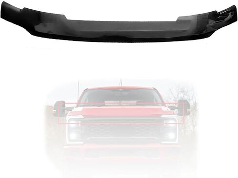 Hood Deflector Bug Shield Compatible with 2023 2024 2025 for-d F250 F350 F450 F550 Super Duty XL, XLT, Lariat, King Ranch Hood Front Trim Glossy Black in Saudi Arabia