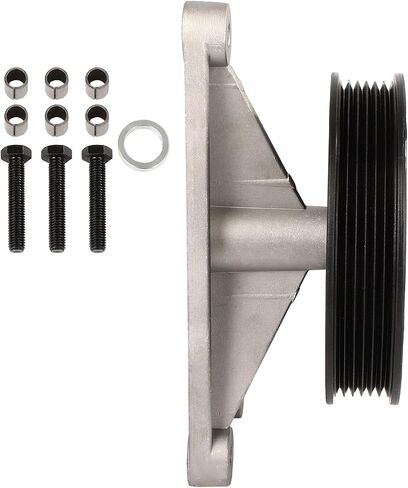 SCITOO 34163 AC Compressor Bypass Pulley Fit for 1986-1987 for Ford for Aerostar,1982-1987 for Ford for Bronco,1984-1990 for Ford for Bronco II,1987-1988 for Ford for Country Squire in Saudi Arabia