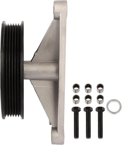 SCITOO 34163 AC Compressor Bypass Pulley Fit for 1986-1987 for Ford for Aerostar,1982-1987 for Ford for Bronco,1984-1990 for Ford for Bronco II,1987-1988 for Ford for Country Squire in Saudi Arabia