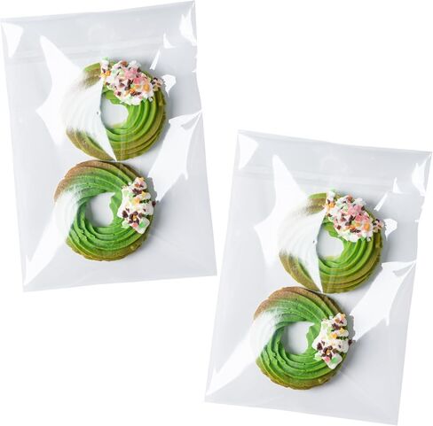Clear Self Sealing Cellophane Bags, 200 Pcs 4x6 Inches Cookie Bags Resealable Cellophane Bag for Gift Wrapping,Packaging Cookies,Candies,Dessert,Bakery,Party Favors in Saudi Arabia