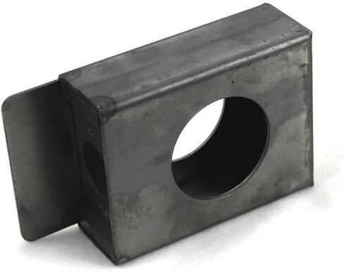 Gate Lockbox Single Hole Weldable Steel 3 1/2" x 4 1/4" x 1 1/2" Unpainted in Saudi Arabia