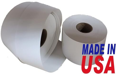 CAS #8051 Printing Scale Label, 58 mm x 100' Continuous Strip(Blank) 100' Per Roll, Made in USA (24R) in Saudi Arabia