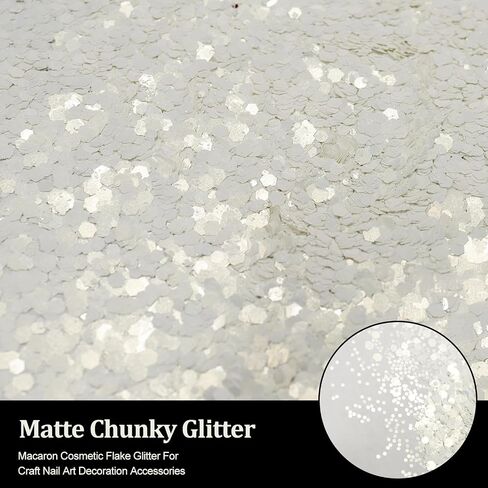 Renfio Matte Pink Chunky Glitter,1.76oz/50g Mixed Pink Resin Glitter, Matte Hexagon Sequins Flakes for Snowglobe Tumbler Supplies,Craft,Resin,Festival Decoration,Rose,Nail,Hair,Face,Slime in Saudi Arabia
