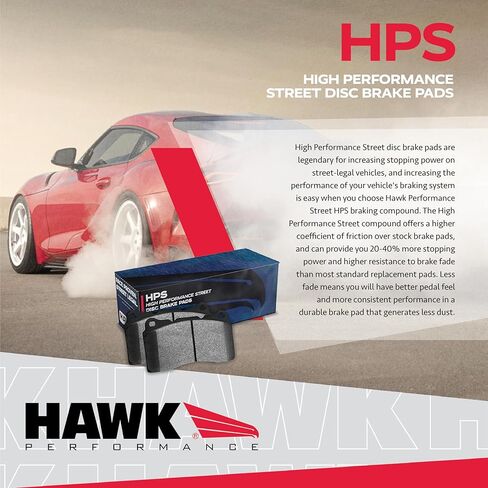 Hawk Performance HB609Z.572 Performance Ceramic Street Brake Pads in Saudi Arabia